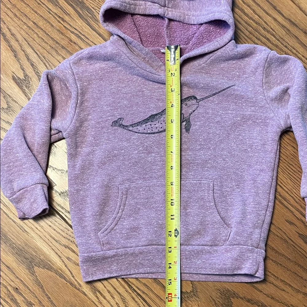 Narwhal Hoodie - kids, cozy, lavender, PNW